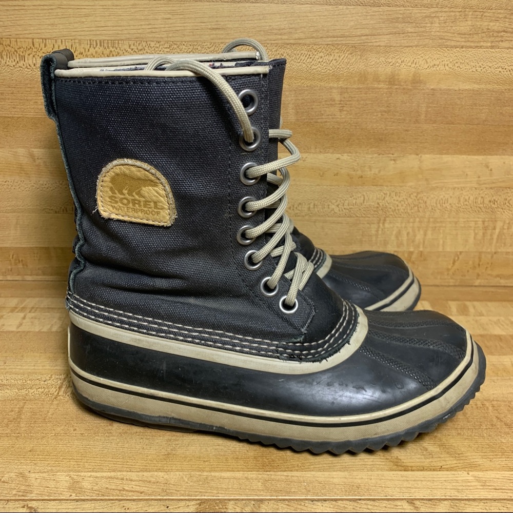 Sorel Womens 7.5 1964 Canvas Winter Snow Boots
